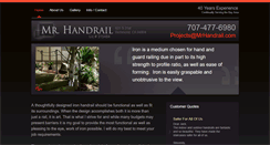 Desktop Screenshot of mrhandrail.com